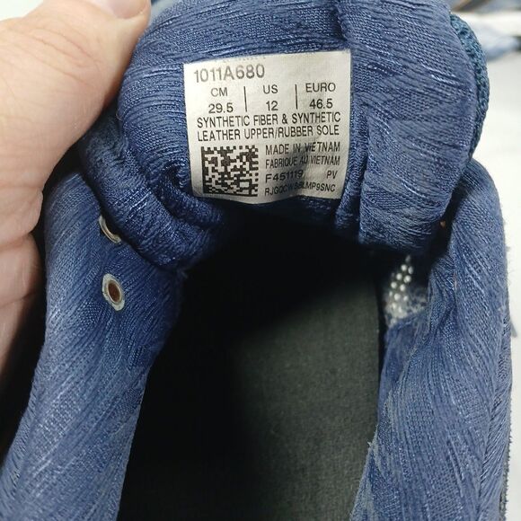 Asics Mens Gel Nimbus 22 Blue Orange Running Shoes Size 12 Athletic Trainers - Picture 11 of 12